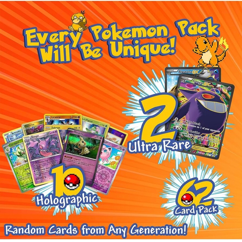 Ultra Rare Pokemon Cards Pack | 20 Holo+2 Ultra Rare and 50 Assorted Cards! MINT - Picture 2 of 6